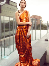 Asymmetrical Sequin Dress