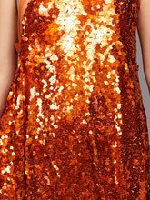 Asymmetrical Sequin Dress