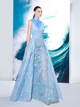Embroidered Silk Dress