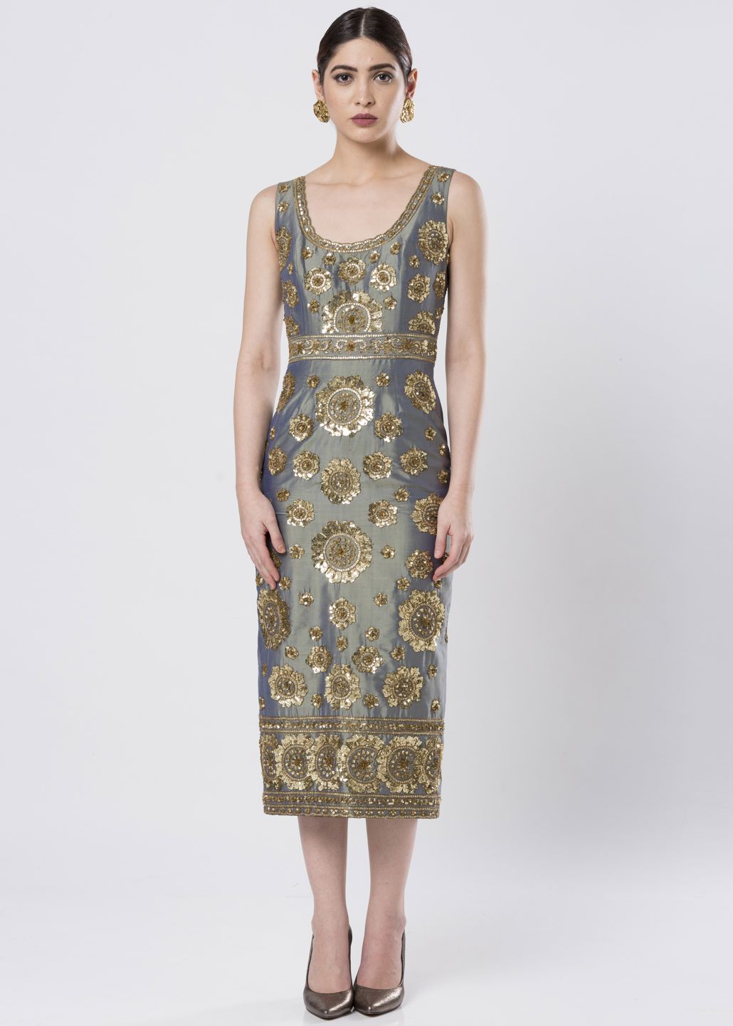 HAND EMBROIDERED SHIFT DRESS