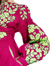 Cotton Dress 'PORCELAIN BOUQUET'