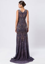 V-NECK GOWN