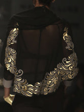 Peacock Sheer Top