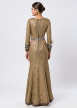 SEQUINED CUTOUT GOWN