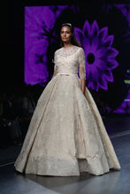 BALL GOWN WITH CARLA LILY MOTIF