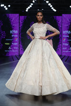 BALL GOWN WITH CARLA LILY MOTIF