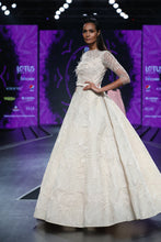 BALL GOWN WITH CARLA LILY MOTIF