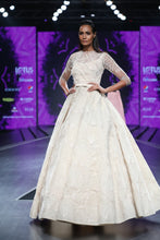 BALL GOWN WITH CARLA LILY MOTIF