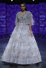 Lily Motif Ball Gown with Jacket
