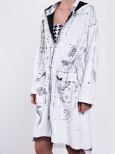 Sequined Hooded Parka