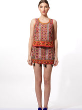 Embroidered Top & Skirt Set