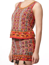 Embroidered Top & Skirt Set