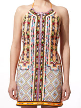 Embroidered Mini Dress