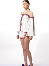 Embroidered Top & Shorts