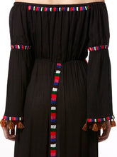 Embroidered Peasant Dress