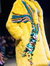 Embellished Faux-Fur Coat