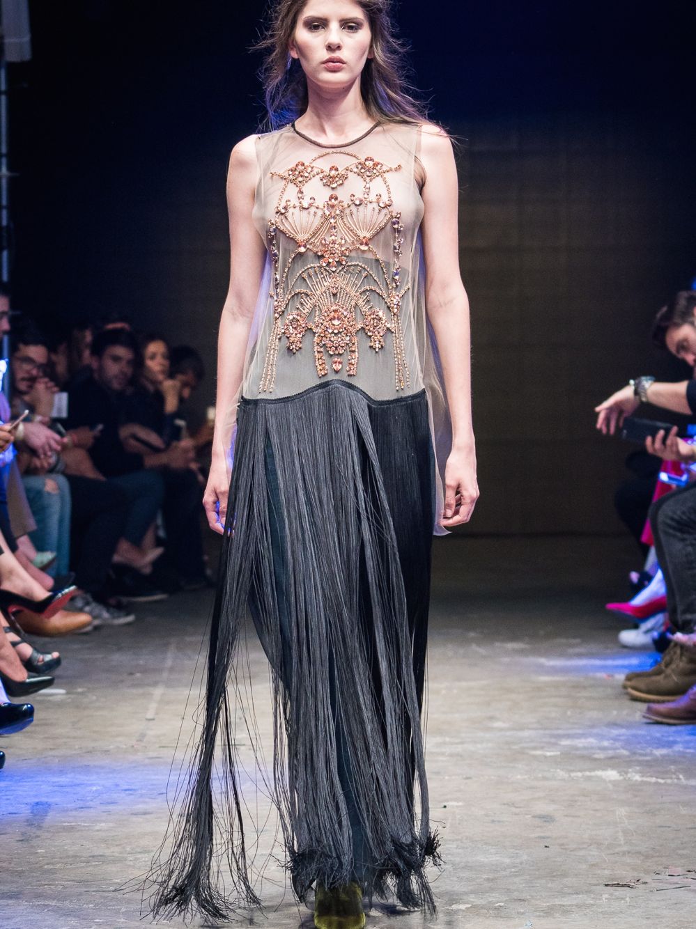 Hand Embroidered Gown