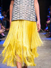 Printed T-Shirt & Fringed Maxi Skirt