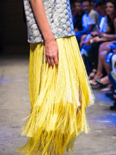 Printed T-Shirt & Fringed Maxi Skirt
