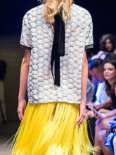 Printed T-Shirt & Fringed Maxi Skirt