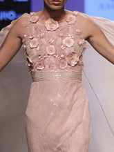 Saree Gown With Cape