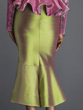 Peplum Jacket & Top-Midi Set
