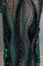 Crystal Embroidered Long Gown