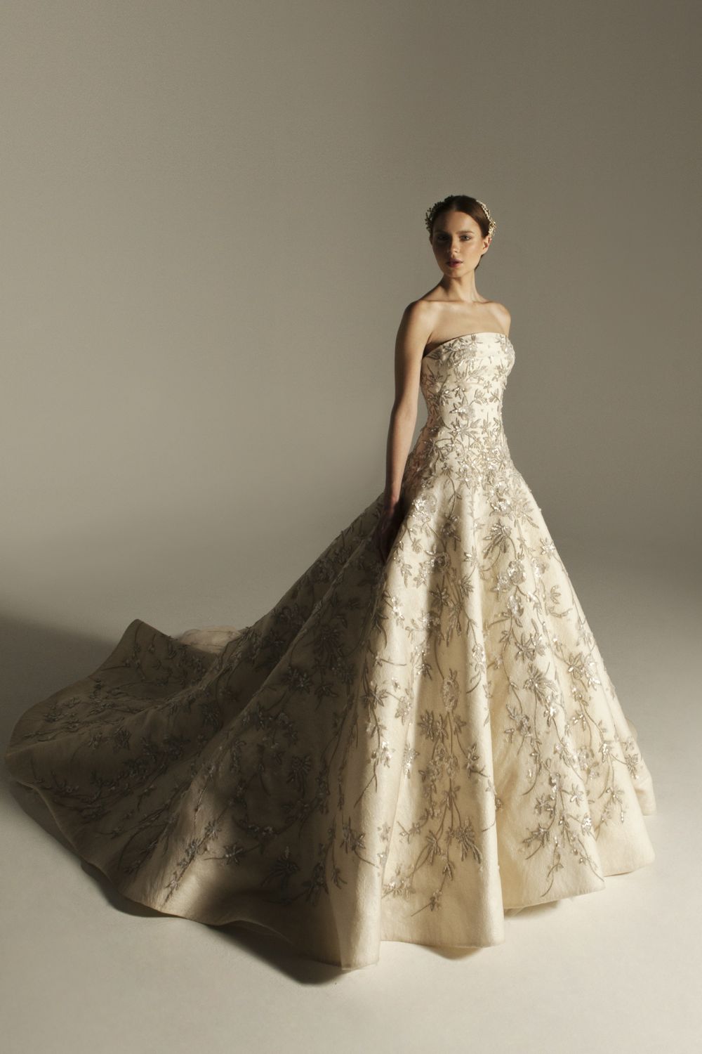 Strapless Couture Wedding Gown