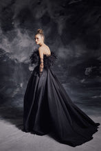 Ostrich Feather Couture Gown