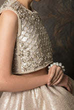 Embroidered Couture Crop Top