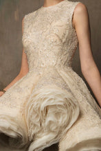 Ivory & Gold Embroidered Couture Dress