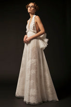 Pleated Ivory Couture Dress