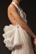 Pleated Ivory Couture Dress
