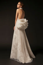 Pleated Ivory Couture Dress