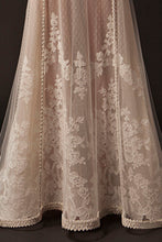 Embroidered White Opal Couture Gown