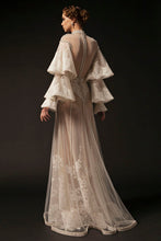Embroidered White Opal Couture Gown