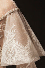 Embroidered White Opal Couture Gown