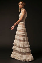 Layered Ivory Couture gown