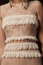 Layered Ivory Couture gown