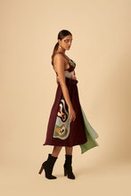 DRAMATIC CRIMSON BUSTIER & SKIRT SET