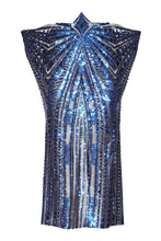 Sequin Embroidered Dress and Skirt