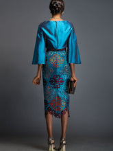 Kimono Blouse & Pencil Skirt