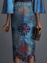 Kimono Blouse & Pencil Skirt