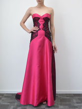 Fuchsia Silk Gown
