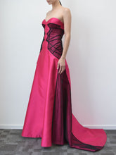 Fuchsia Silk Gown