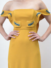 Embellished Yellow Gown