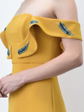 Embellished Yellow Gown