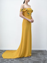 Embellished Yellow Gown