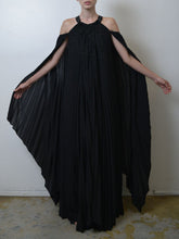 Black Chiffon Gown