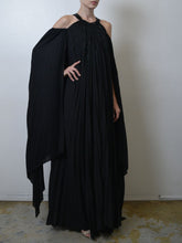 Black Chiffon Gown